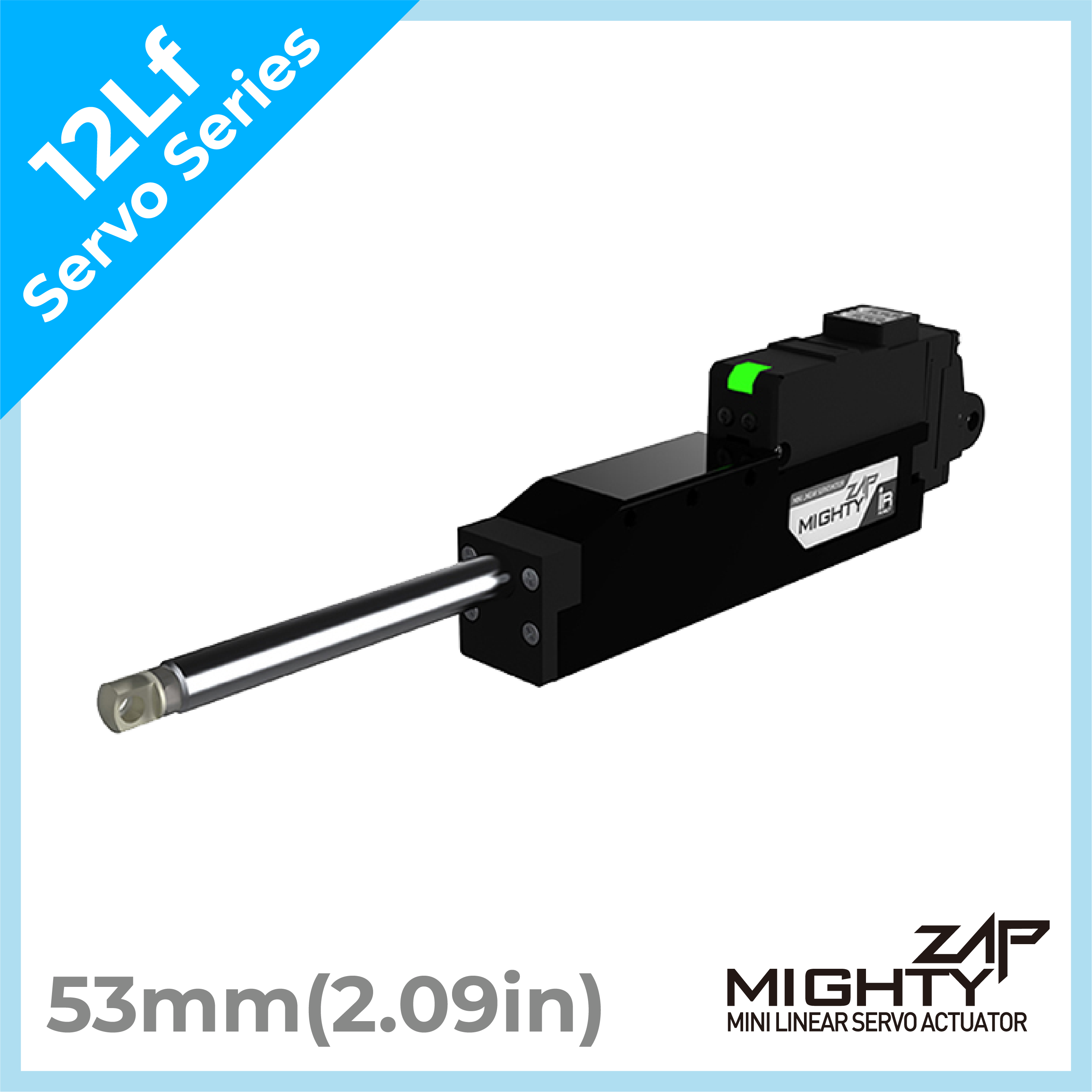 [ 12Lf Servo Series ] - 53mm(2.09in) stroke