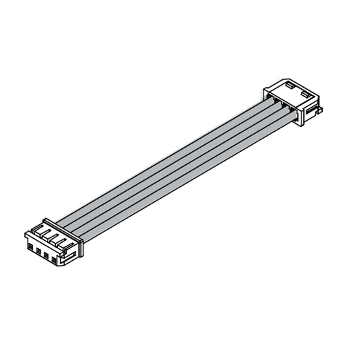 Basic Connector Wire (IR-EW07) - 200mm(7.87in) length with / 4pins RS-485 / 5pcs